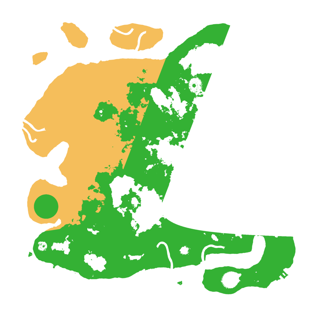 Biome Rust Map: Procedural Map, Size: 3500, Seed: 1621363104