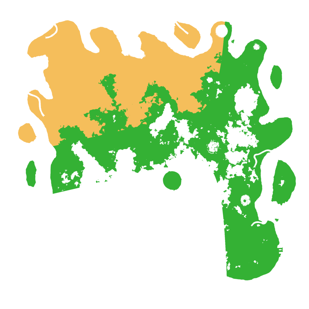 Biome Rust Map: Procedural Map, Size: 4500, Seed: 1975826482