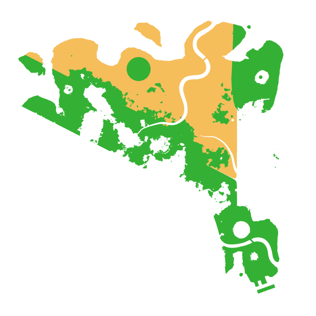 Biome Rust Map: Procedural Map, Size: 3500, Seed: 1912830939