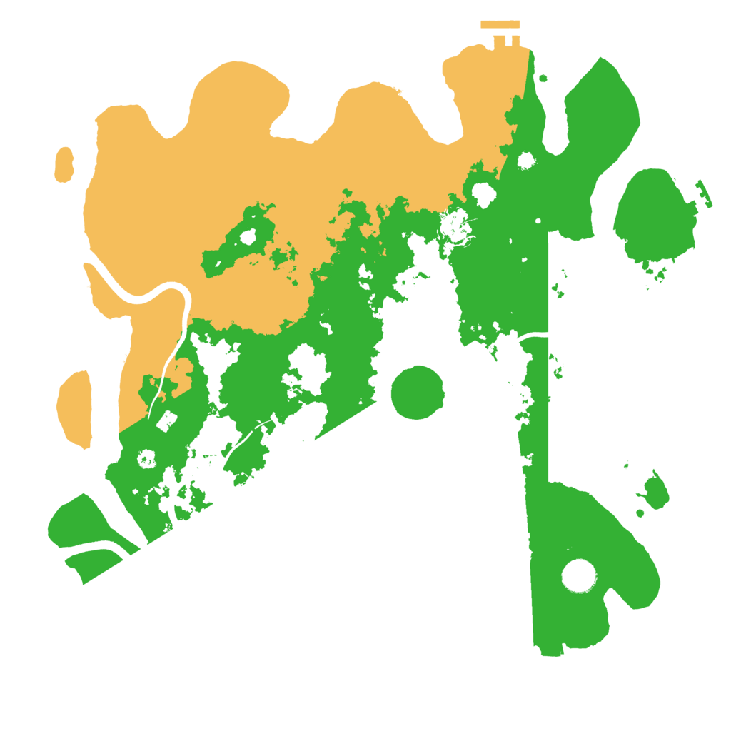 Biome Rust Map: Procedural Map, Size: 3800, Seed: 80372503