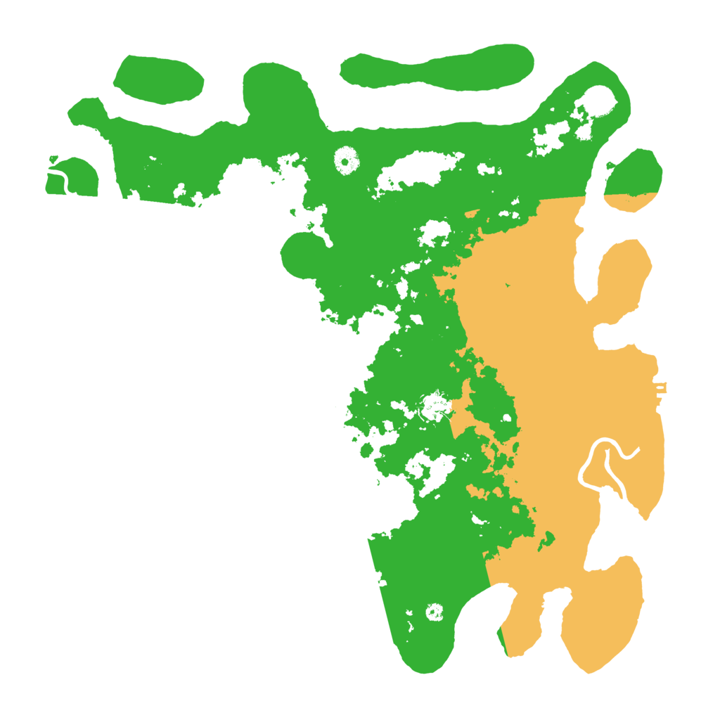 Biome Rust Map: Procedural Map, Size: 4096, Seed: 193825