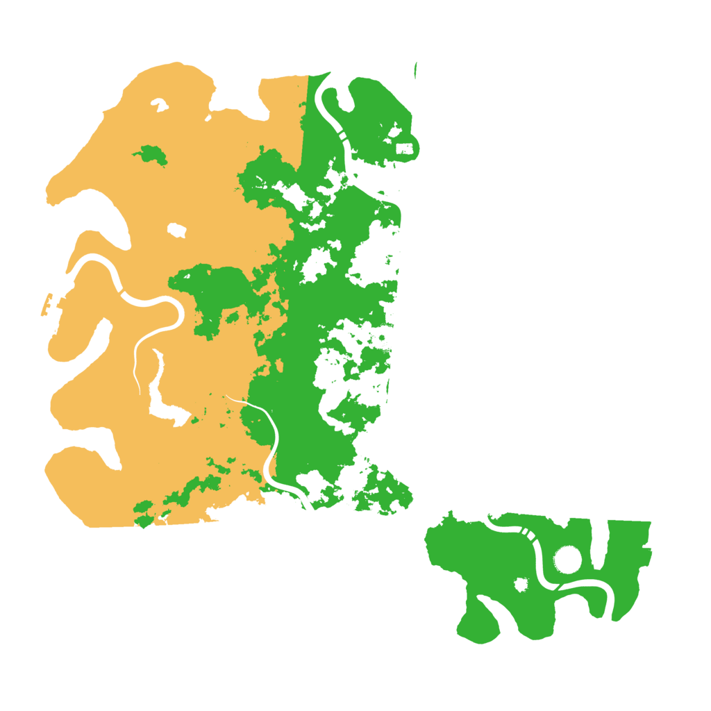 Biome Rust Map: Procedural Map, Size: 4500, Seed: 321389119