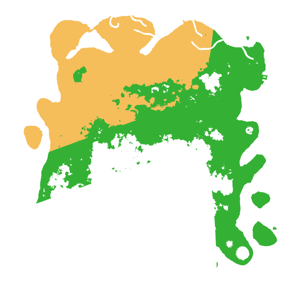 Biome Rust Map: Procedural Map, Size: 4000, Seed: 17913423