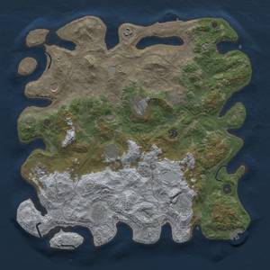 Thumbnail Rust Map: Procedural Map, Size: 4250, Seed: 84309209, 18 Monuments