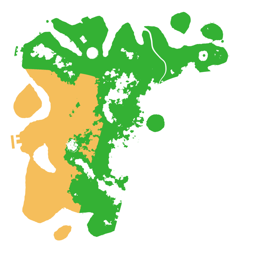 Biome Rust Map: Procedural Map, Size: 3900, Seed: 15633861