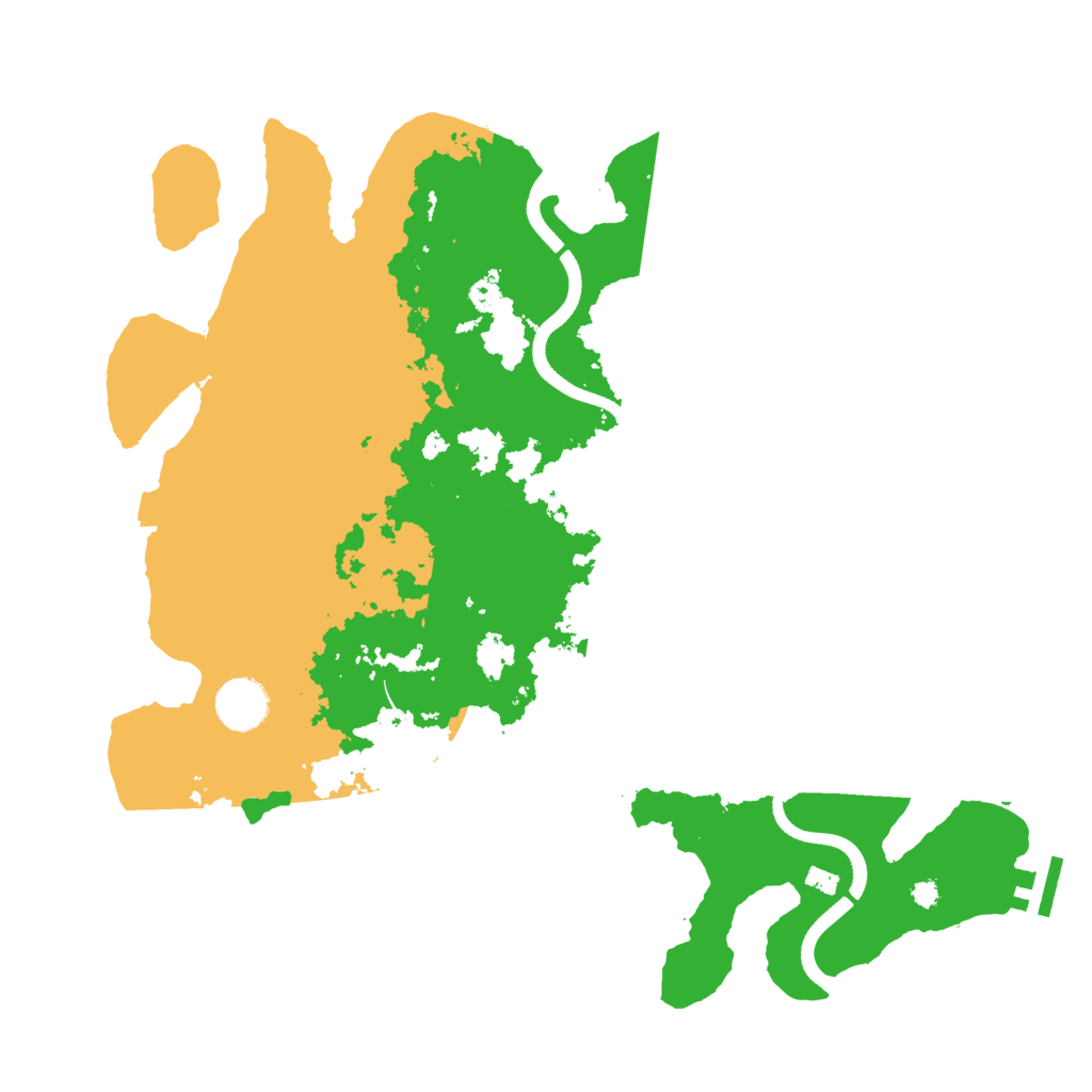 Biome Rust Map: Procedural Map, Size: 3650, Seed: 31480430