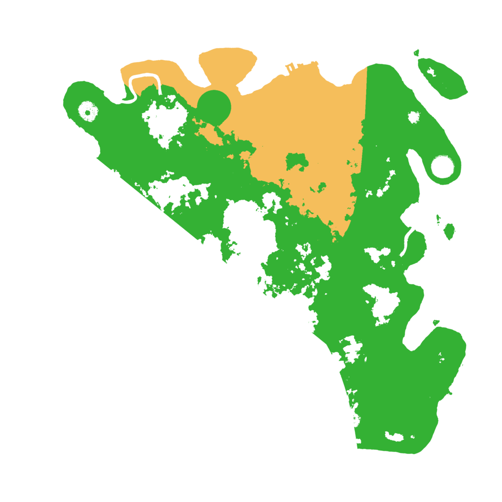 Biome Rust Map: Procedural Map, Size: 3900, Seed: 56129325