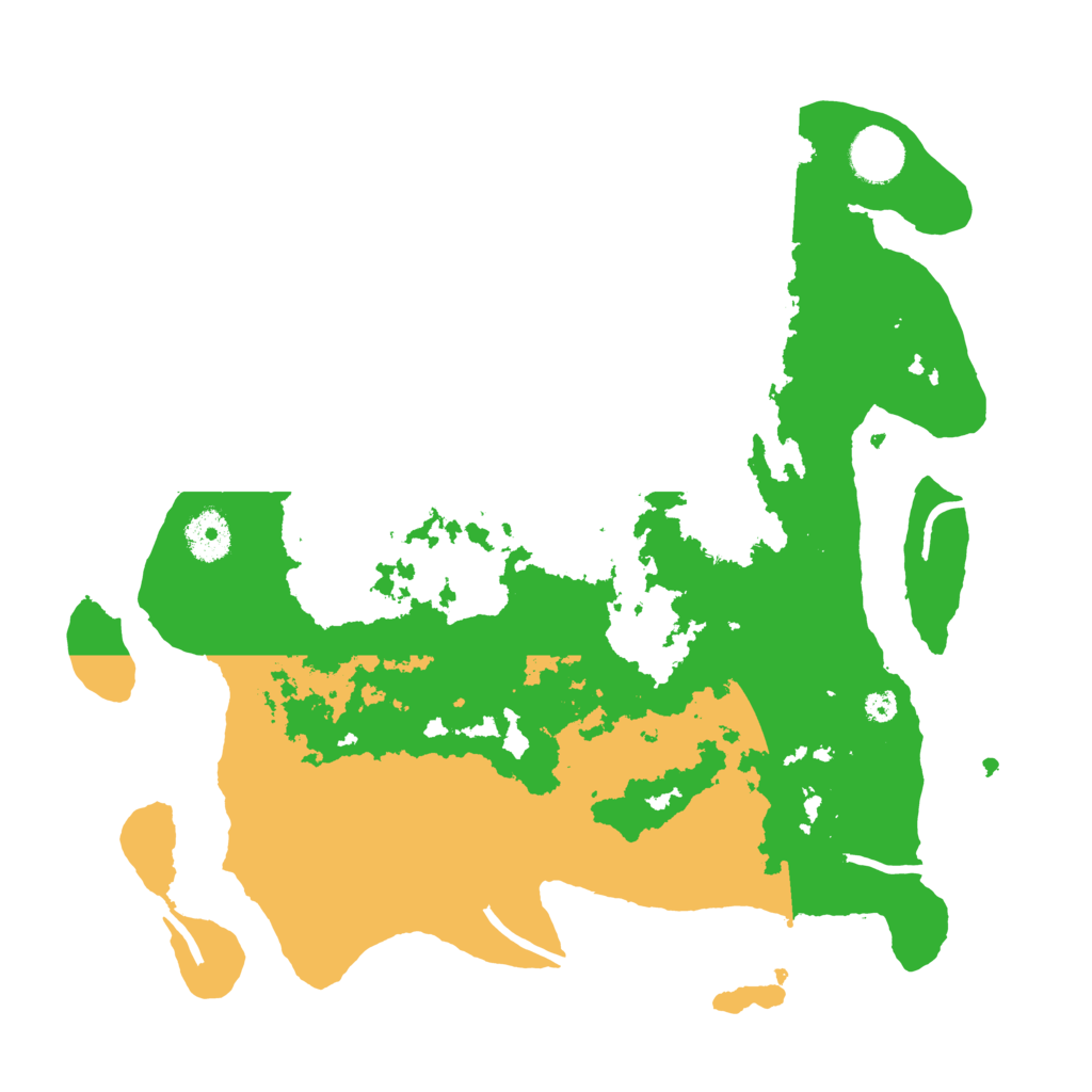 Biome Rust Map: Procedural Map, Size: 3500, Seed: 294942913