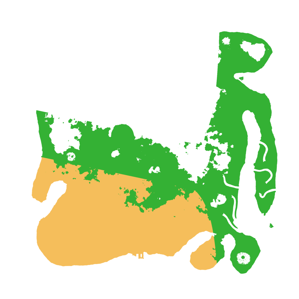 Biome Rust Map: Procedural Map, Size: 3500, Seed: 1423264321