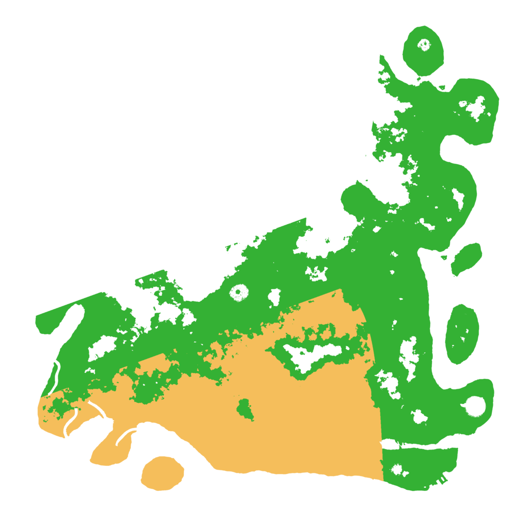 Biome Rust Map: Procedural Map, Size: 4500, Seed: 1451604116