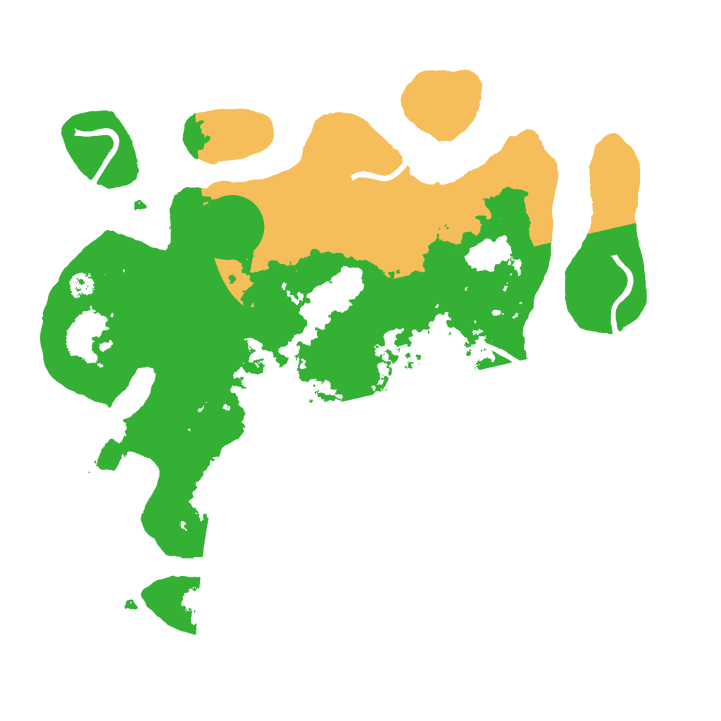 Biome Rust Map: Procedural Map, Size: 3000, Seed: 1297326826