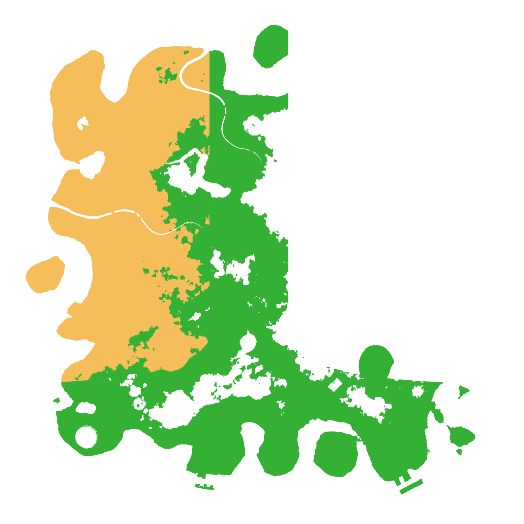 Biome Rust Map: Procedural Map, Size: 4250, Seed: 882439961
