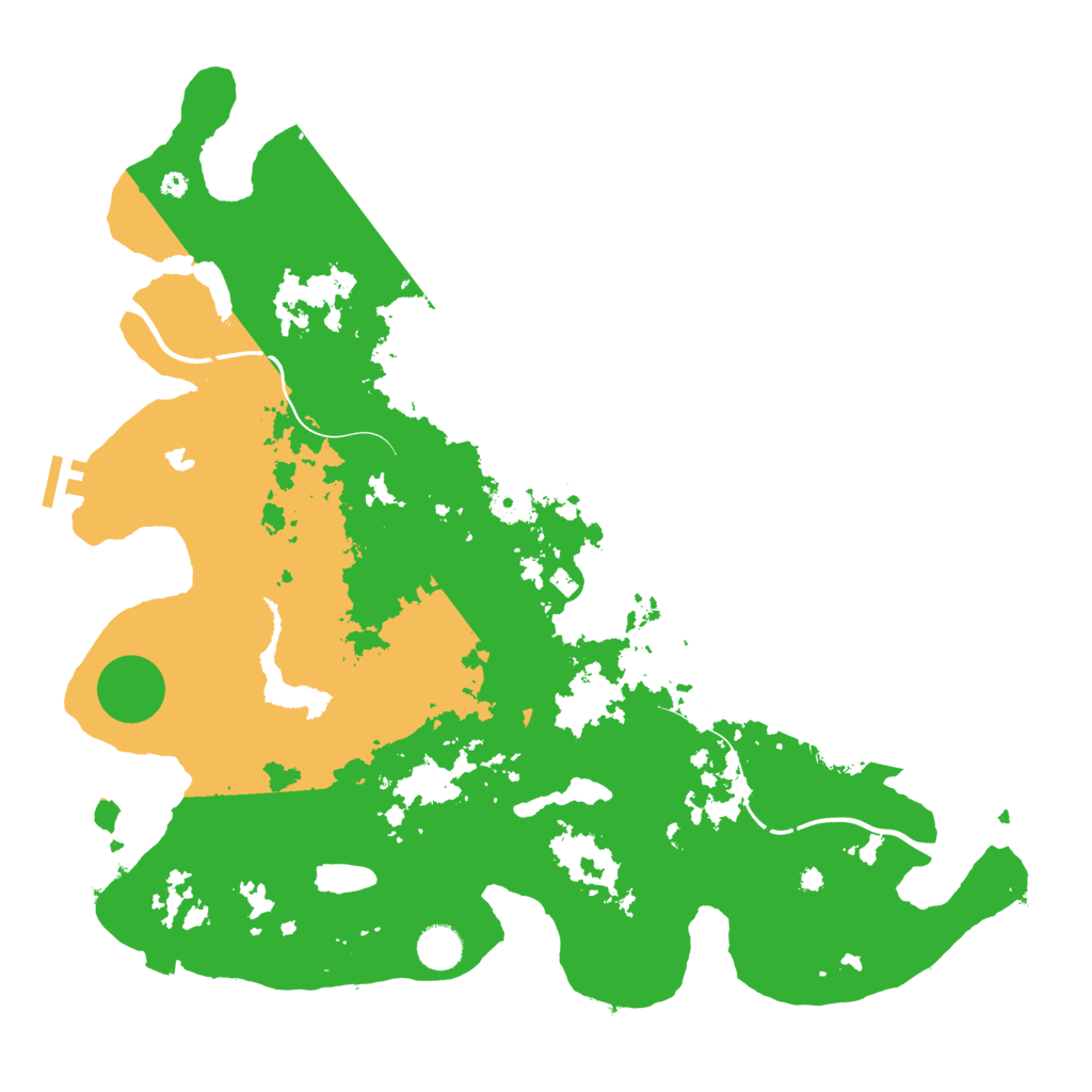 Biome Rust Map: Procedural Map, Size: 4250, Seed: 1009291067