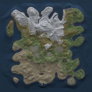 Thumbnail Rust Map: Procedural Map, Size: 3500, Seed: 283650526, 16 Monuments