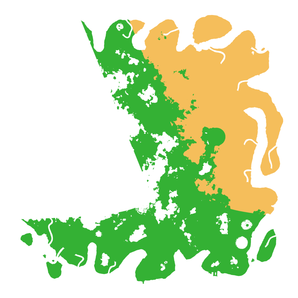 Biome Rust Map: Procedural Map, Size: 4400, Seed: 55809327