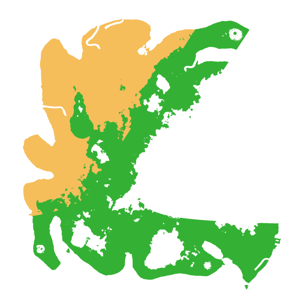 Biome Rust Map: Procedural Map, Size: 3650, Seed: 8232616