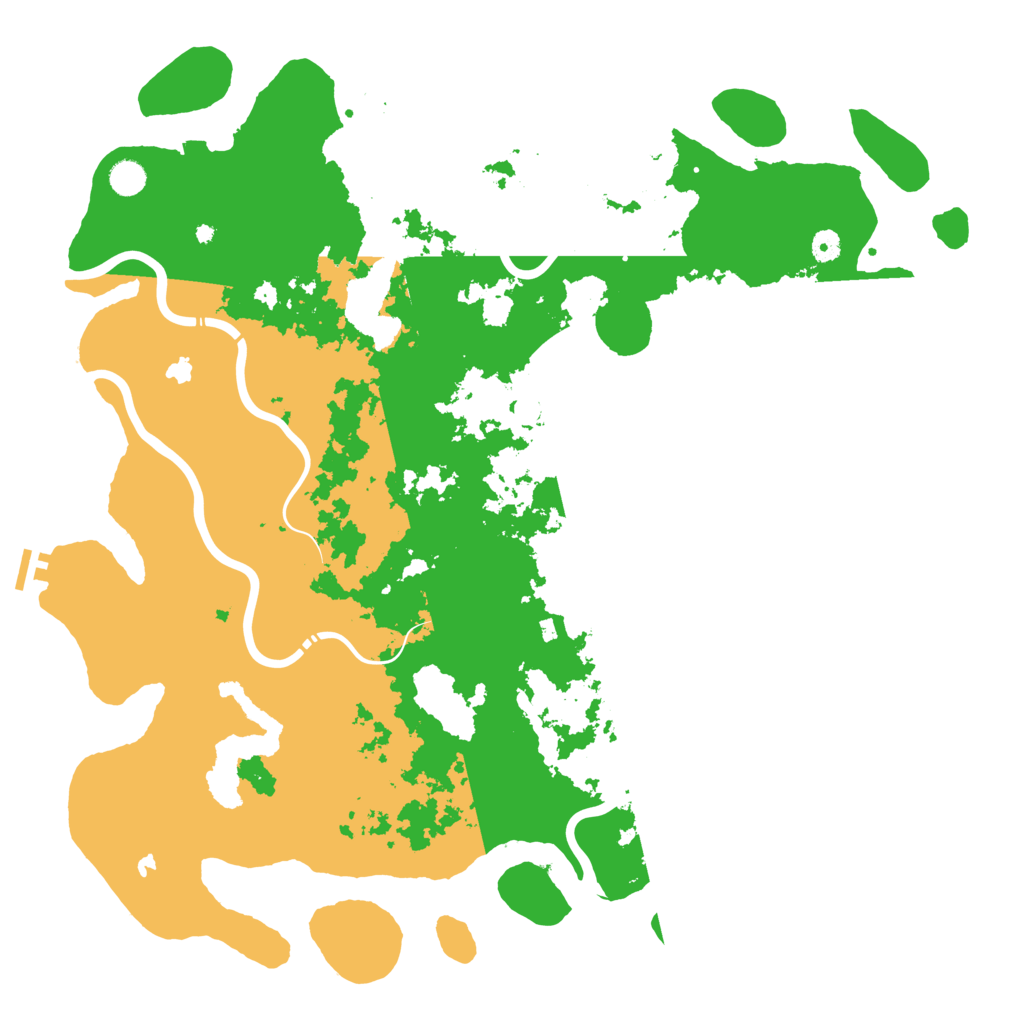 Biome Rust Map: Procedural Map, Size: 5000, Seed: 234145634