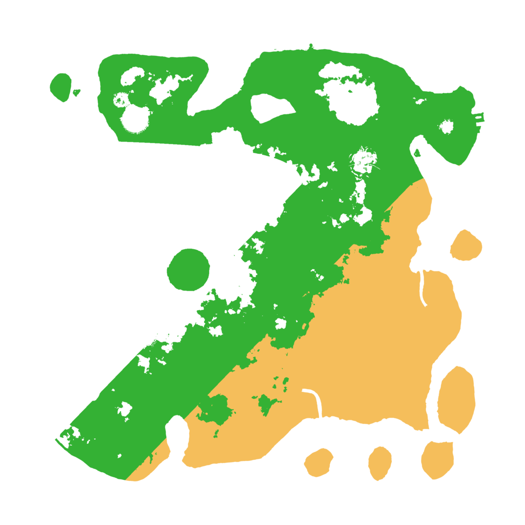 Biome Rust Map: Procedural Map, Size: 3500, Seed: 906607891