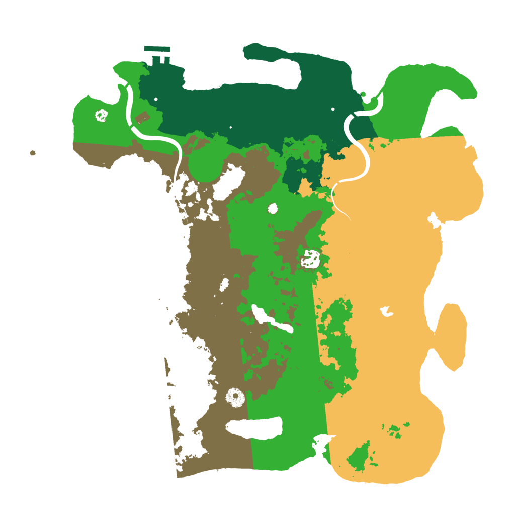 Biome Rust Map: Procedural Map, Size: 4000, Seed: 499621859