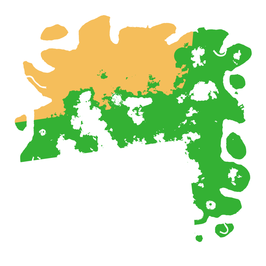 Biome Rust Map: Procedural Map, Size: 4250, Seed: 618721