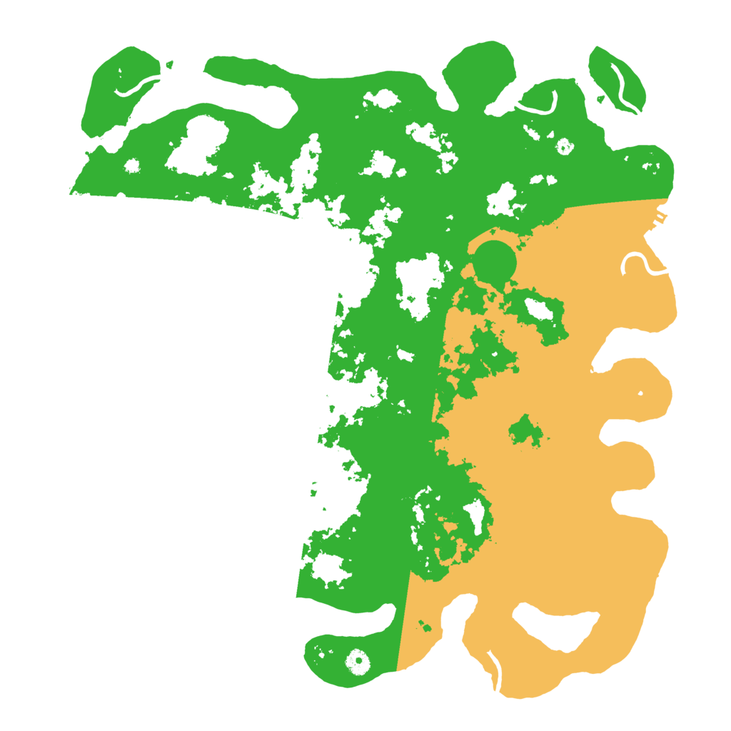 Biome Rust Map: Procedural Map, Size: 4500, Seed: 256023732