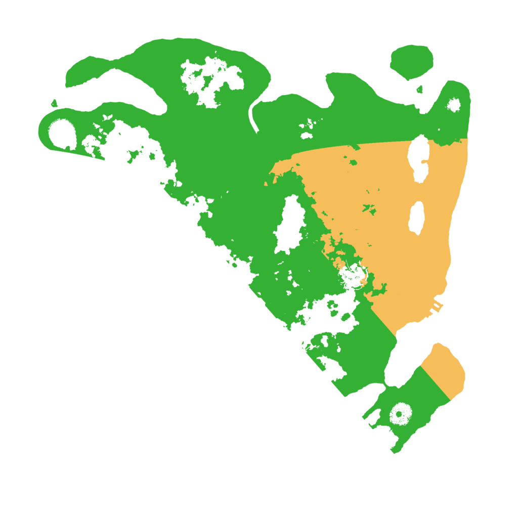 Biome Rust Map: Procedural Map, Size: 3500, Seed: 470955410