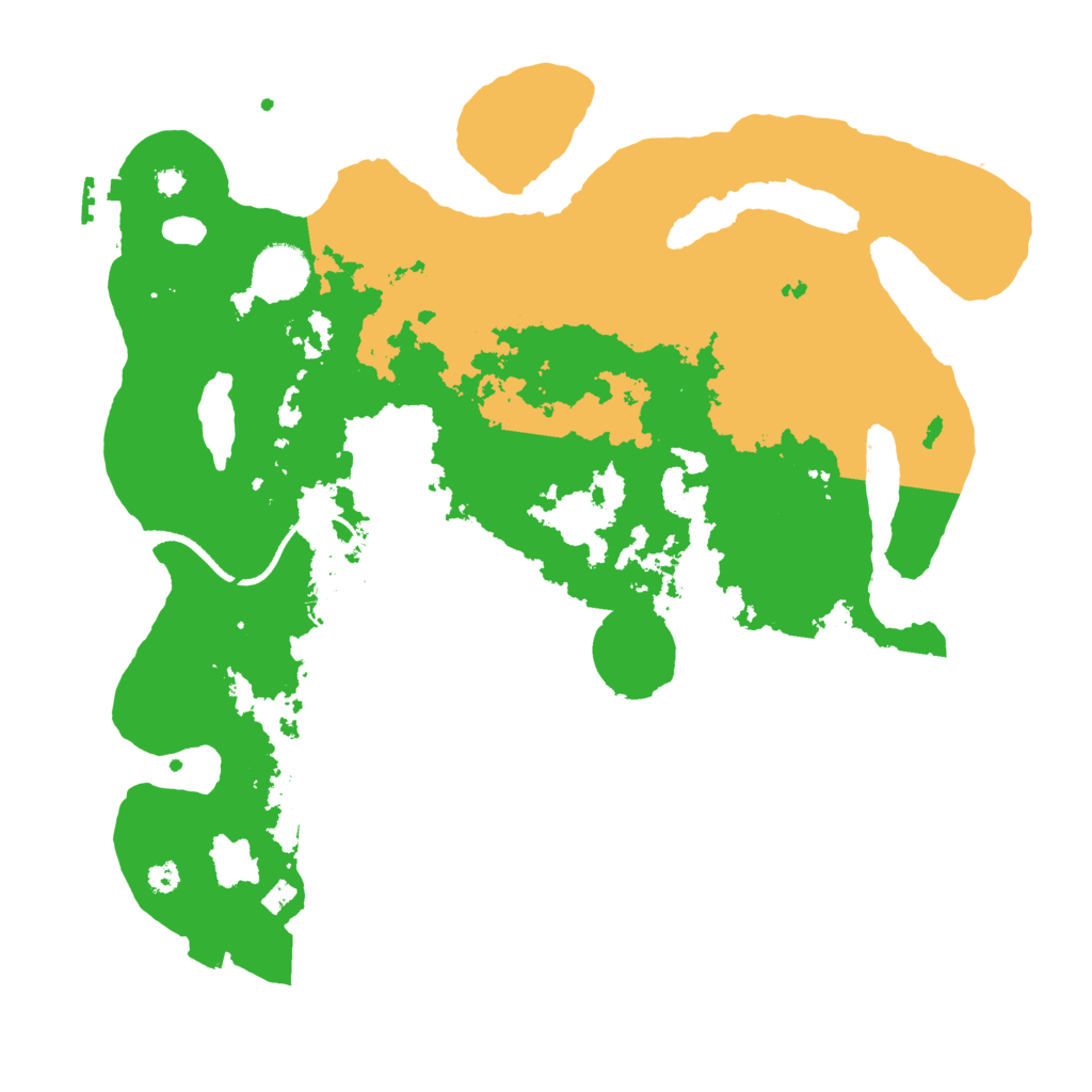 Biome Rust Map: Procedural Map, Size: 3500, Seed: 73899