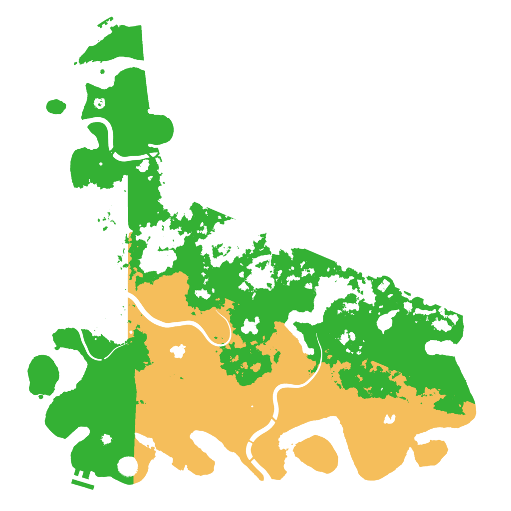 Biome Rust Map: Procedural Map, Size: 4500, Seed: 11856