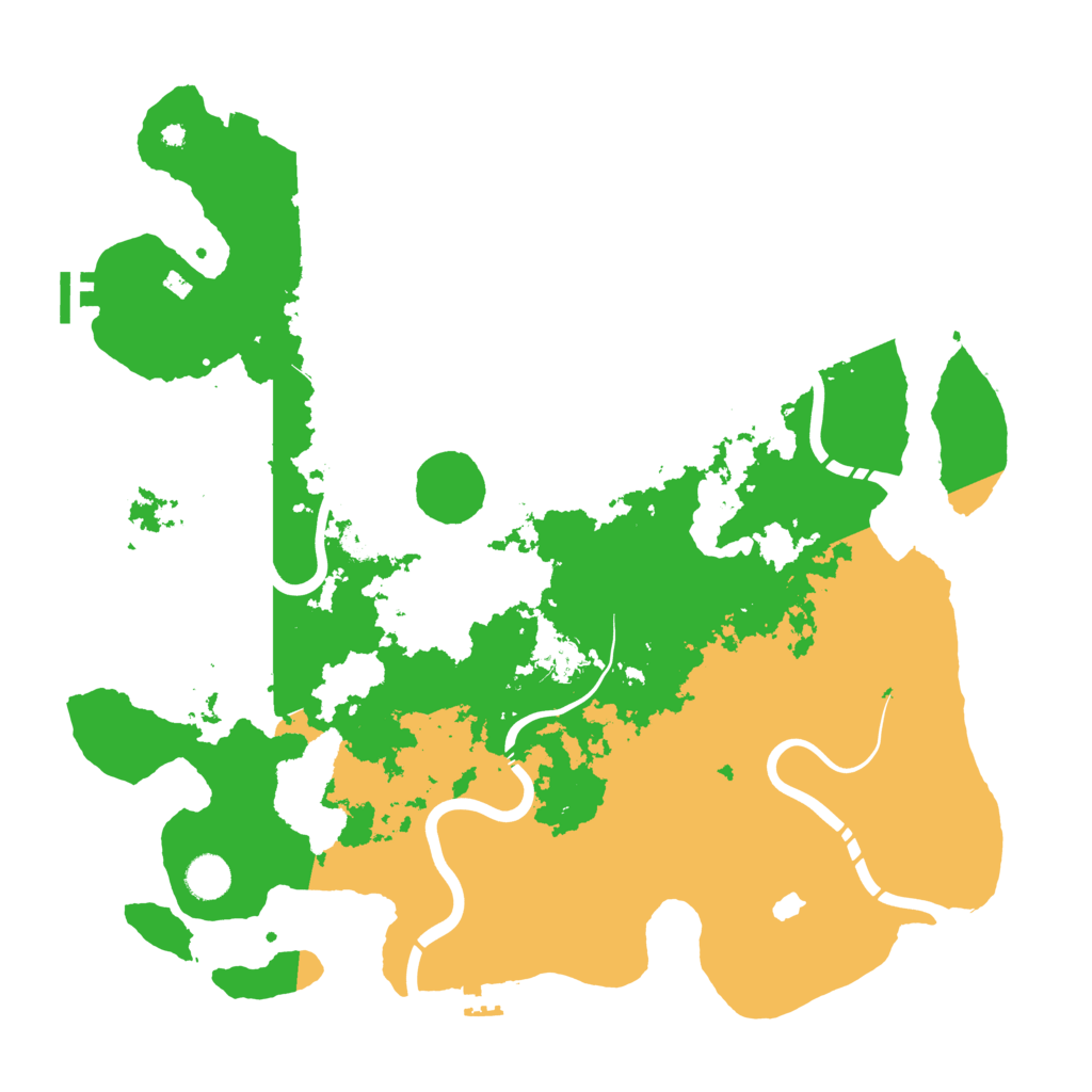 Biome Rust Map: Procedural Map, Size: 4250, Seed: 85394058