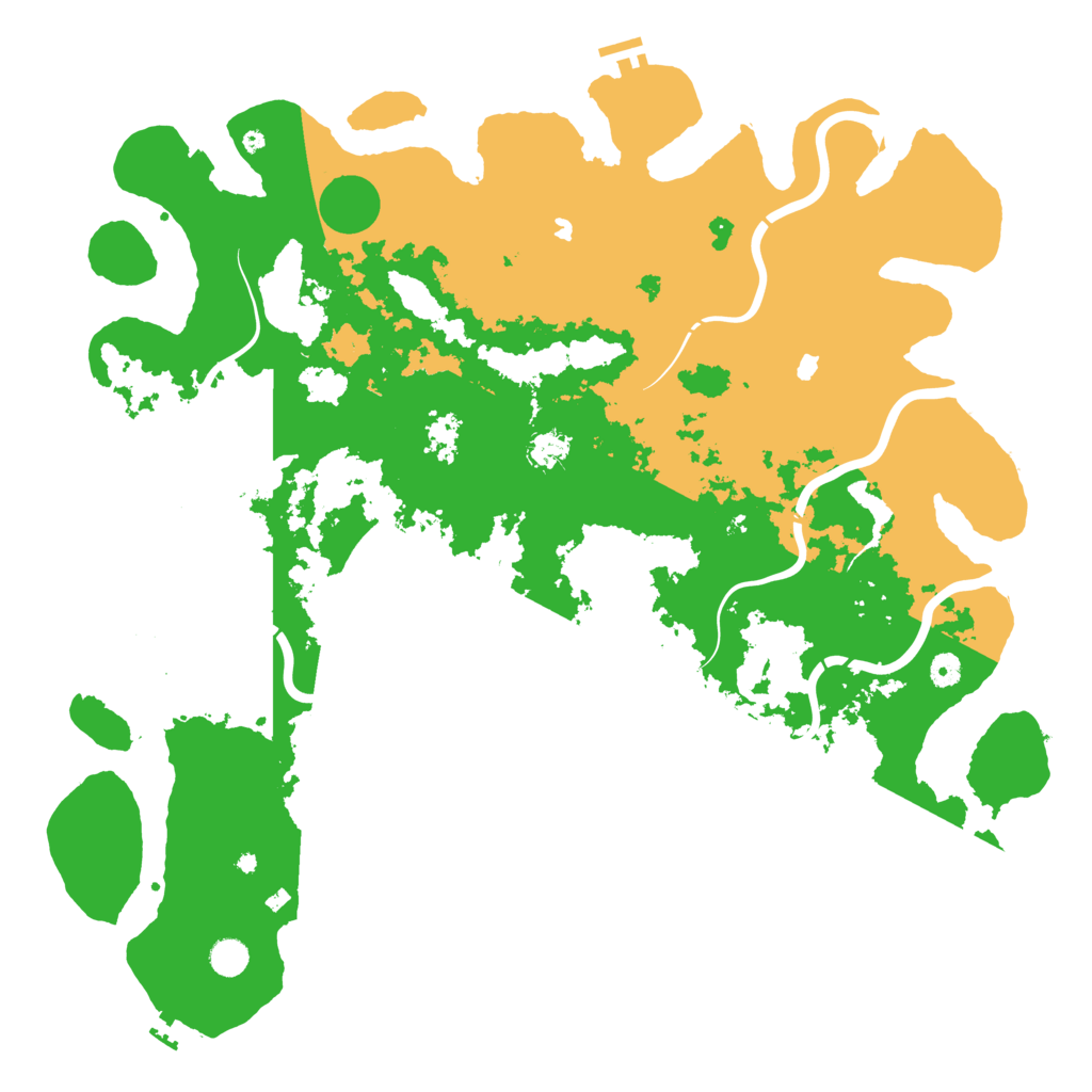 Biome Rust Map: Procedural Map, Size: 5000, Seed: 23486939