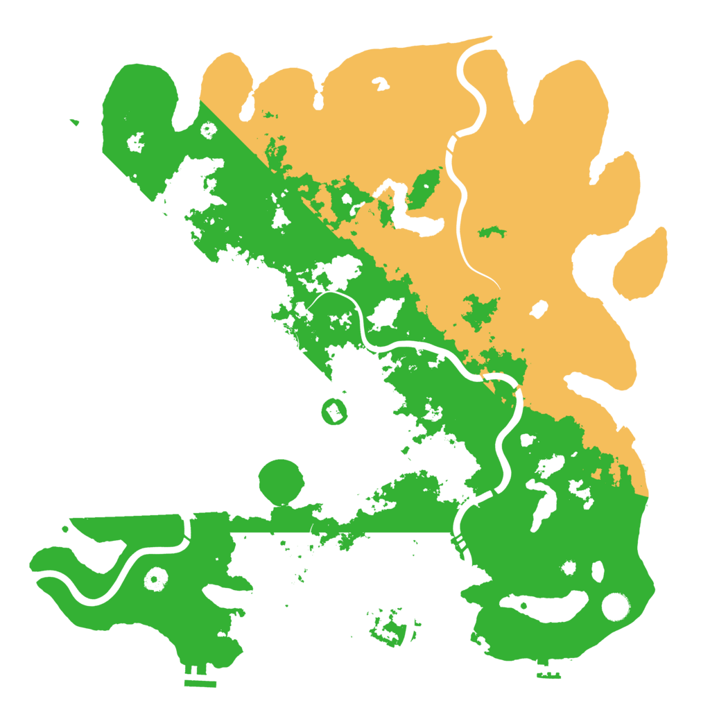 Biome Rust Map: Procedural Map, Size: 4500, Seed: 1048723902