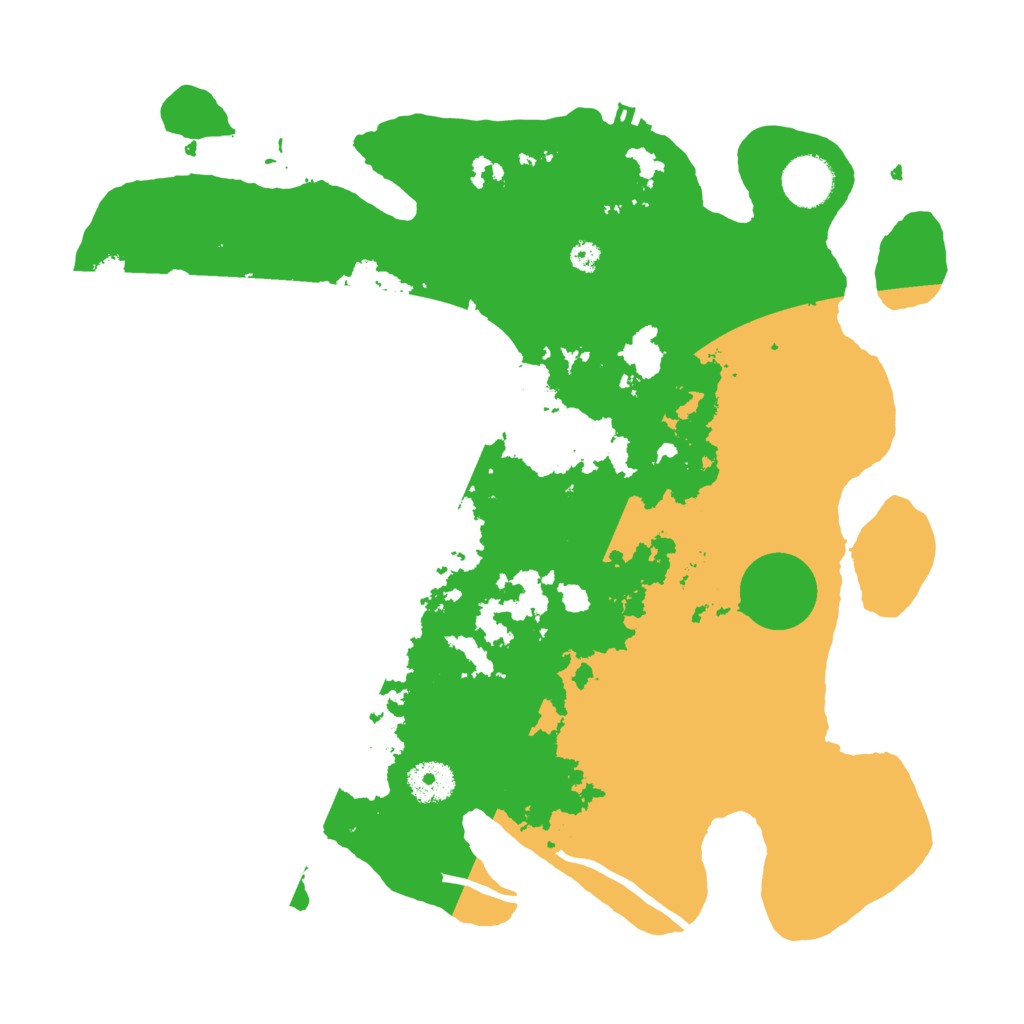 Biome Rust Map: Procedural Map, Size: 3500, Seed: 2140536499