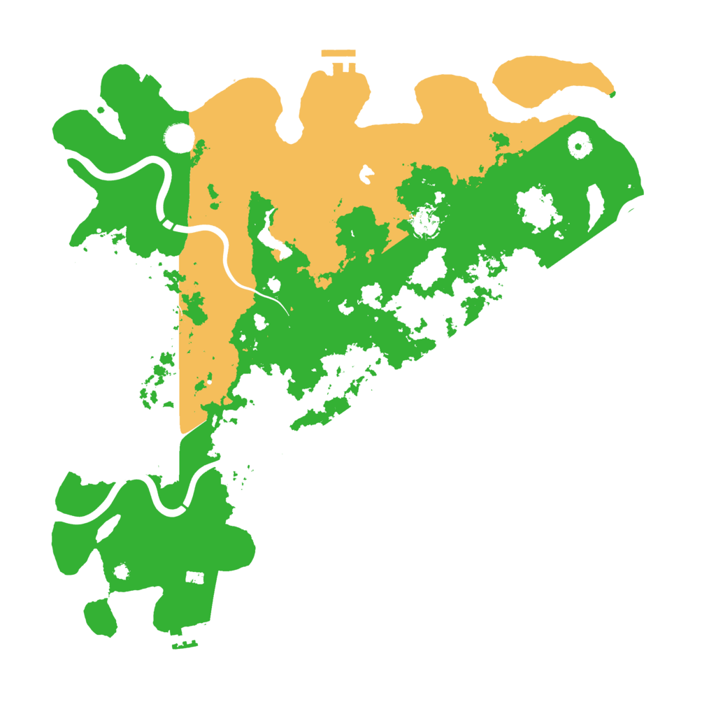 Biome Rust Map: Procedural Map, Size: 4250, Seed: 28015