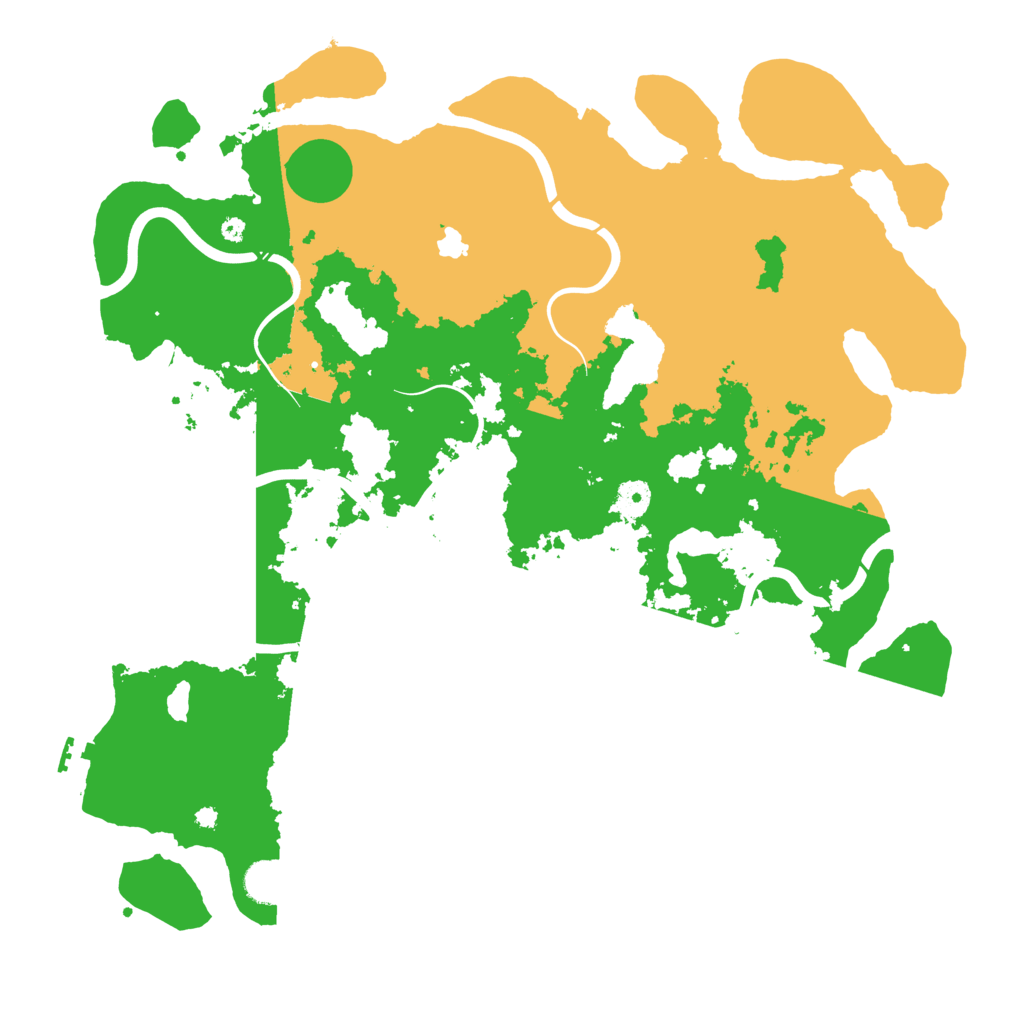 Biome Rust Map: Procedural Map, Size: 4250, Seed: 155676439
