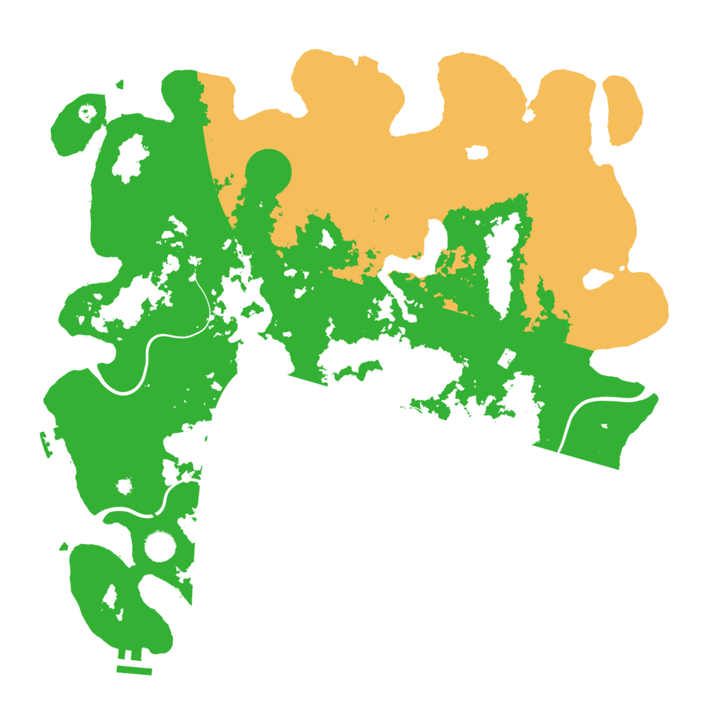 Biome Rust Map: Procedural Map, Size: 4100, Seed: 26601660