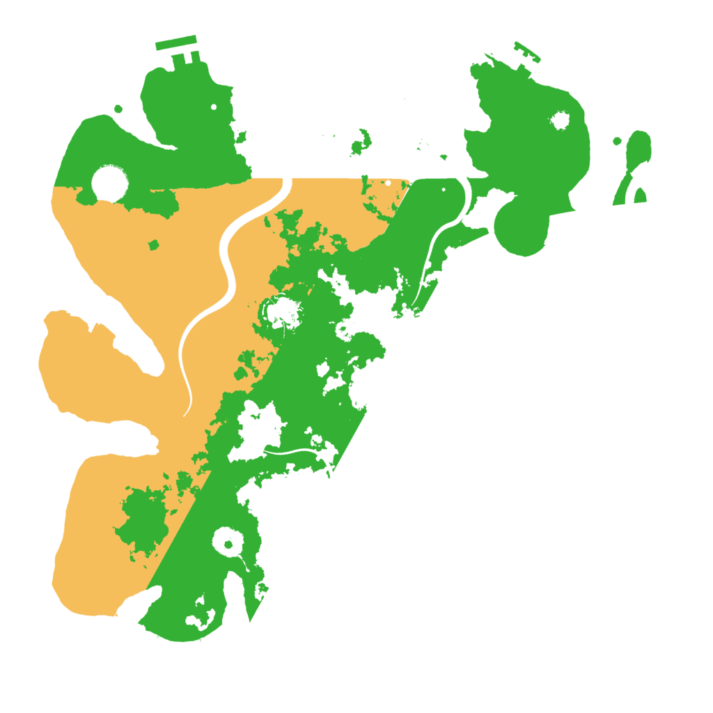 Biome Rust Map: Procedural Map, Size: 3500, Seed: 921067228