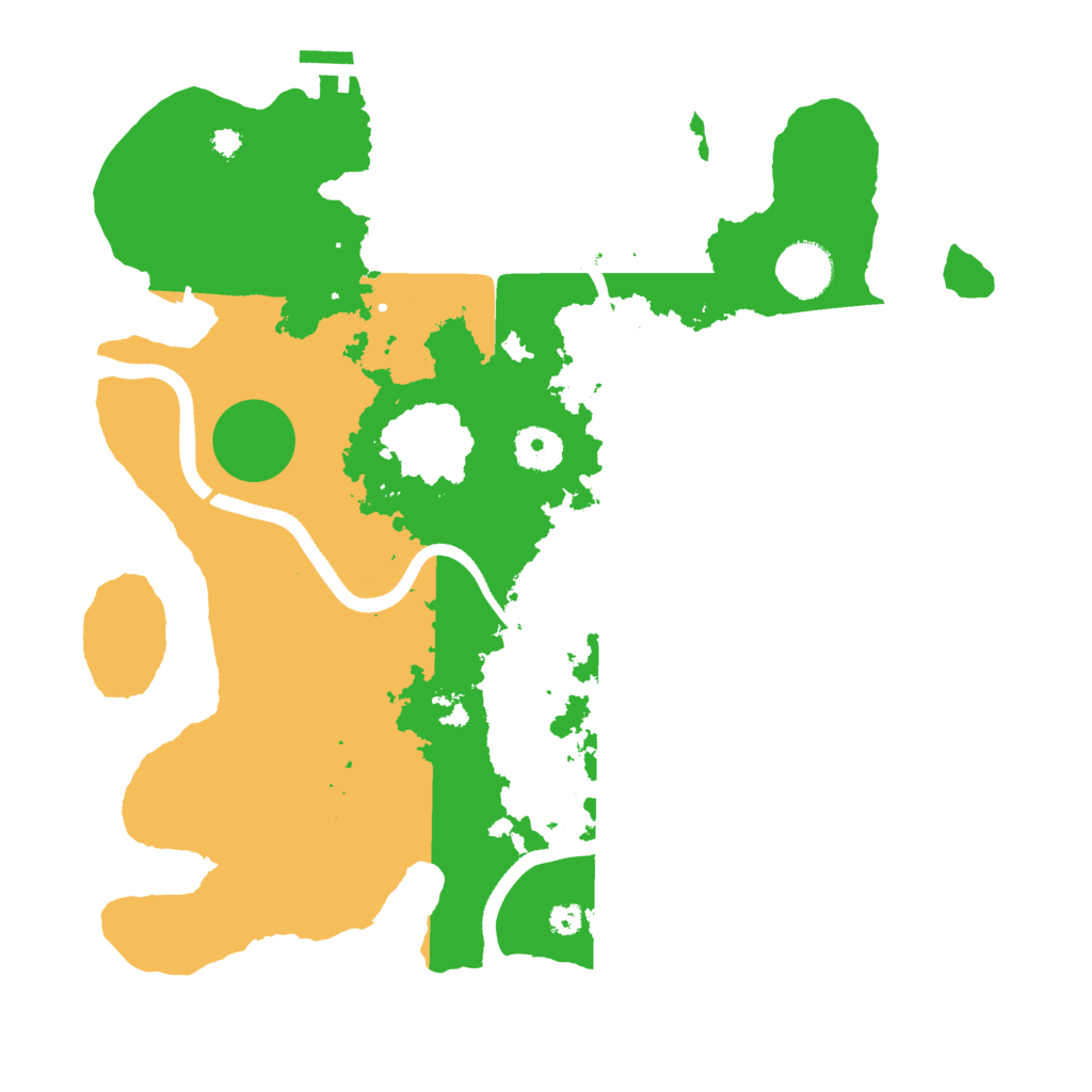 Biome Rust Map: Procedural Map, Size: 3500, Seed: 1725103555