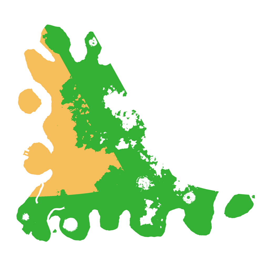 Biome Rust Map: Procedural Map, Size: 3500, Seed: 2047819802