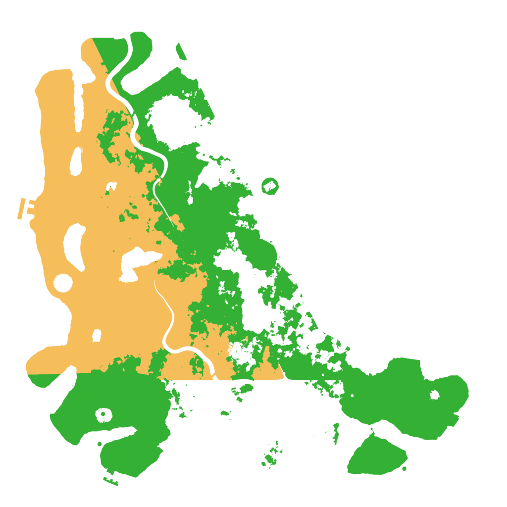 Biome Rust Map: Procedural Map, Size: 4800, Seed: 439764525