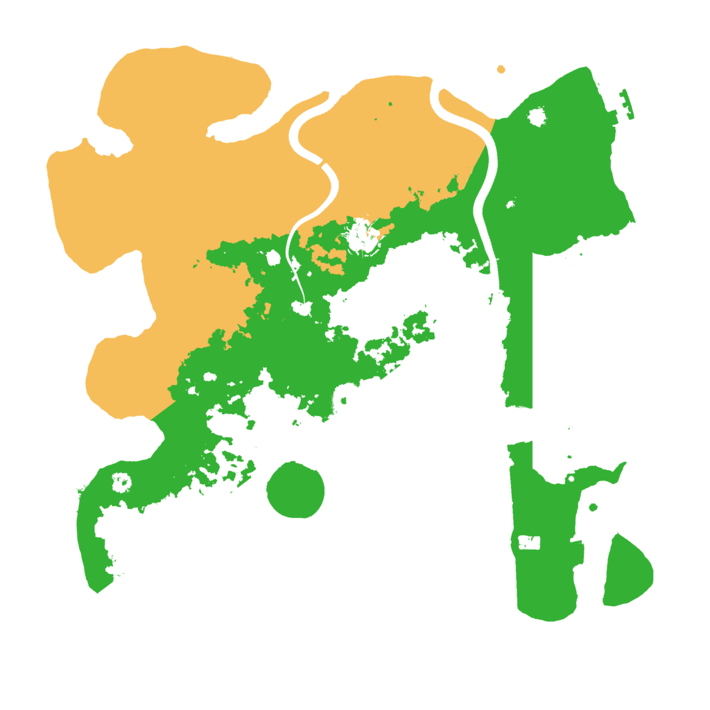 Biome Rust Map: Procedural Map, Size: 3500, Seed: 1901783434
