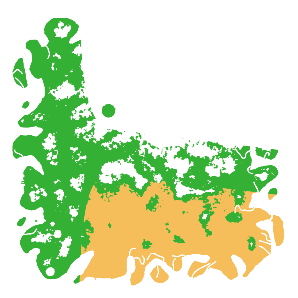 Biome Rust Map: Procedural Map, Size: 6000, Seed: 1980667112