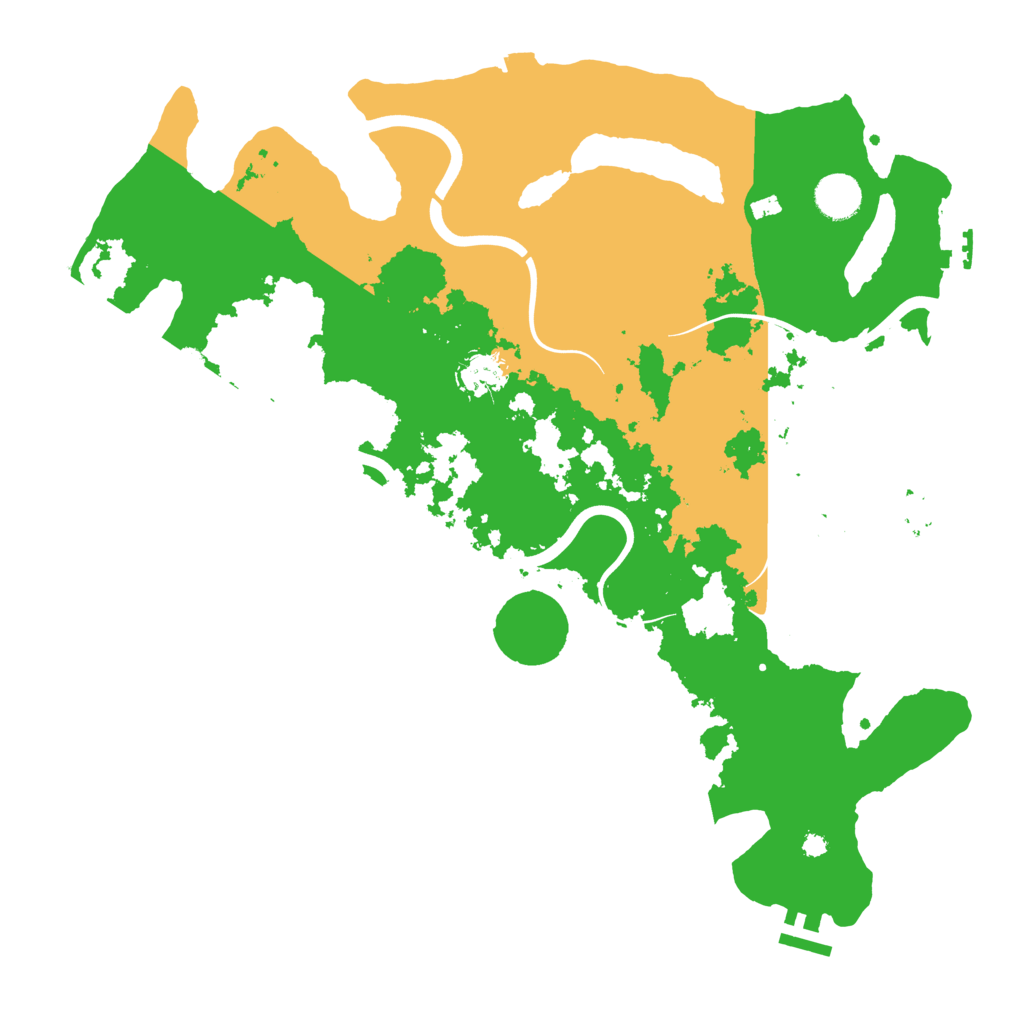 Biome Rust Map: Procedural Map, Size: 3900, Seed: 3900