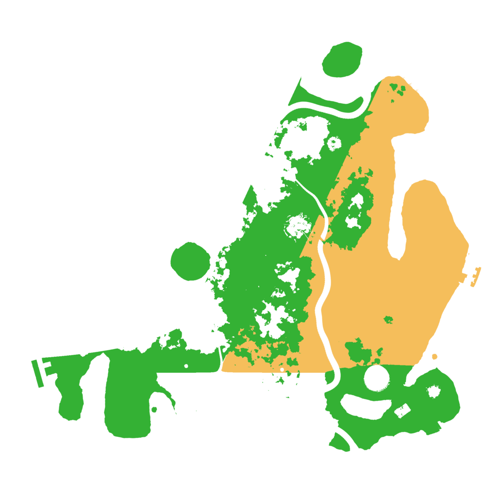 Biome Rust Map: Procedural Map, Size: 3600, Seed: 1954