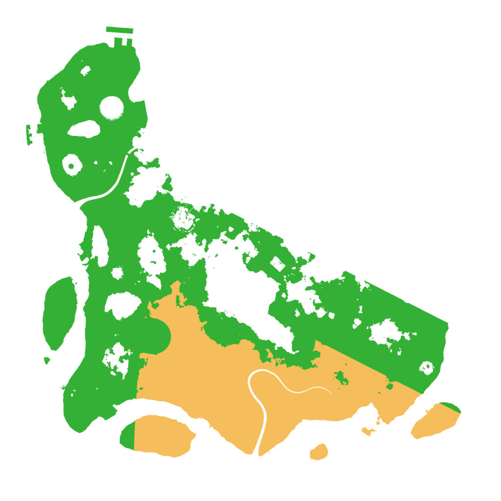 Biome Rust Map: Procedural Map, Size: 3750, Seed: 1446542