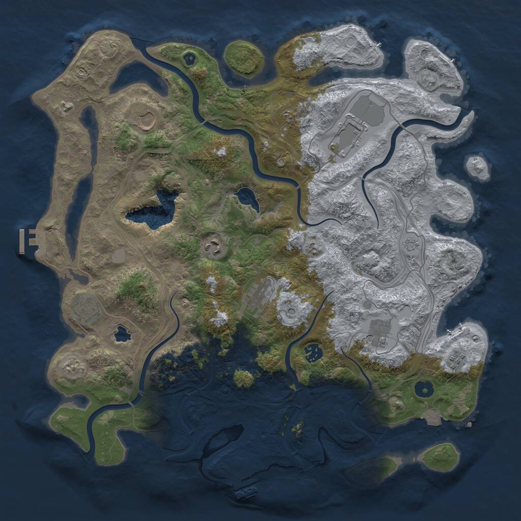 Rust Map: Procedural Map, Size: 4250, Seed: 1773065878, 15 Monuments