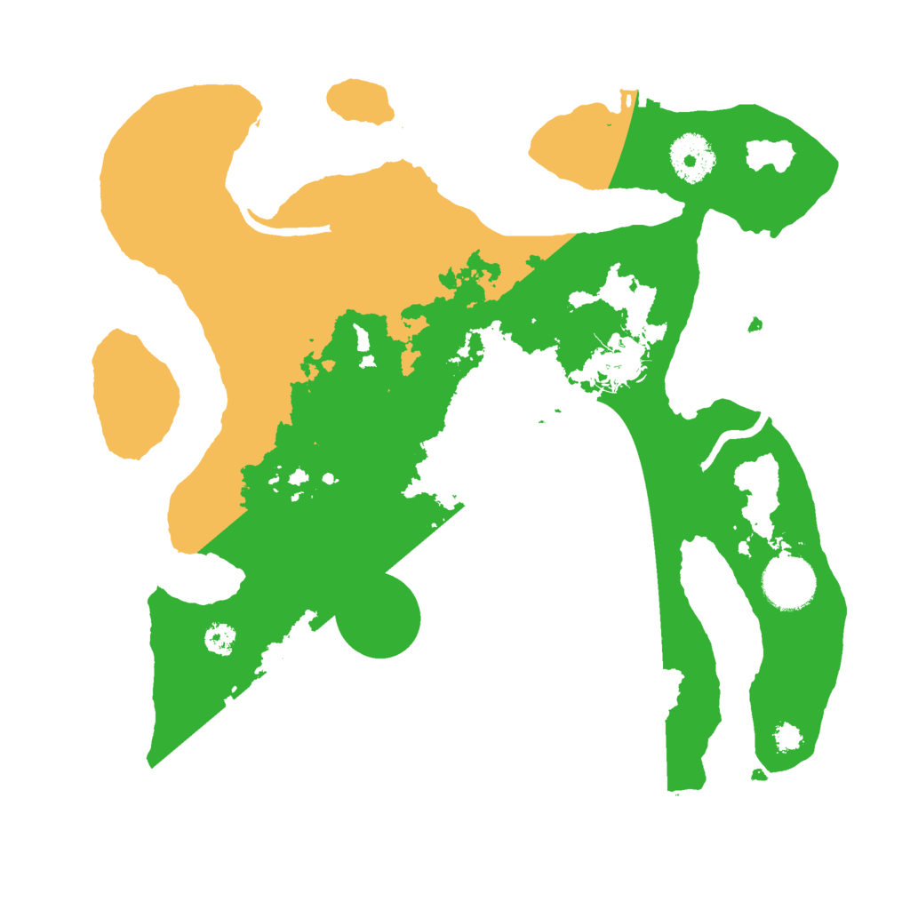 Biome Rust Map: Procedural Map, Size: 3000, Seed: 66884455