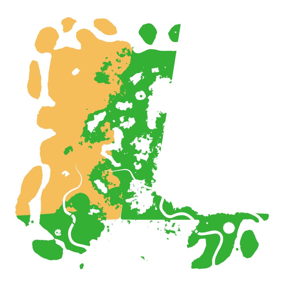 Biome Rust Map: Procedural Map, Size: 4500, Seed: 230601