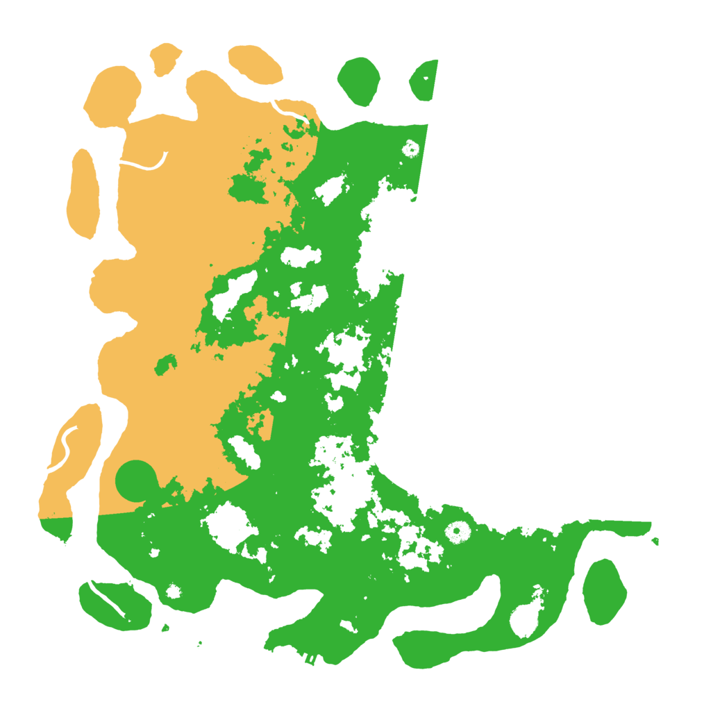 Biome Rust Map: Procedural Map, Size: 4500, Seed: 230601