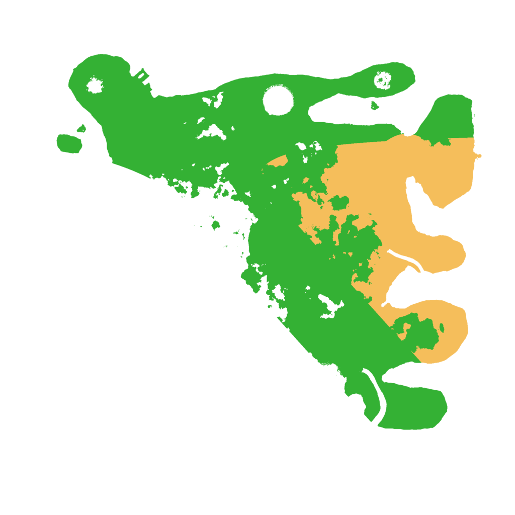 Biome Rust Map: Procedural Map, Size: 3000, Seed: 20358