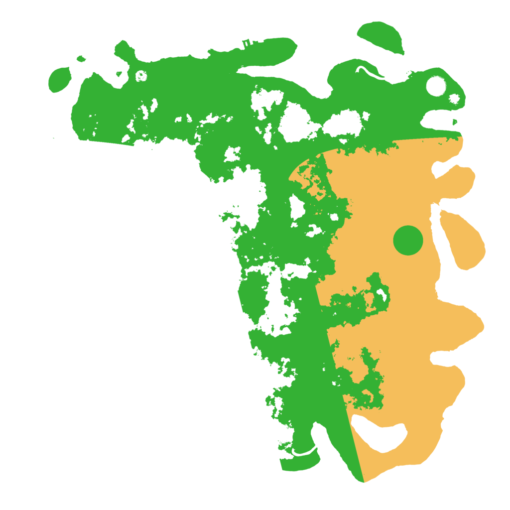 Biome Rust Map: Procedural Map, Size: 4500, Seed: 1901064261